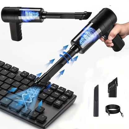 3‑in‑1 Portable Mini Vacuum Cleaner
