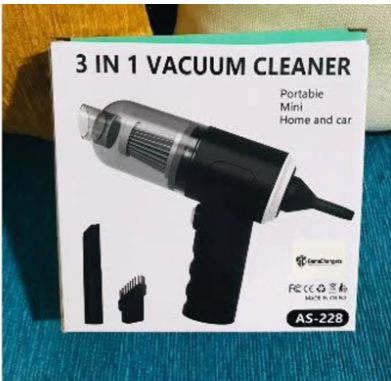 3‑in‑1 Portable Mini Vacuum Cleaner